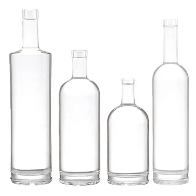 حسب ضرورت 1000ml ووڈکا شیشے کی بوتل