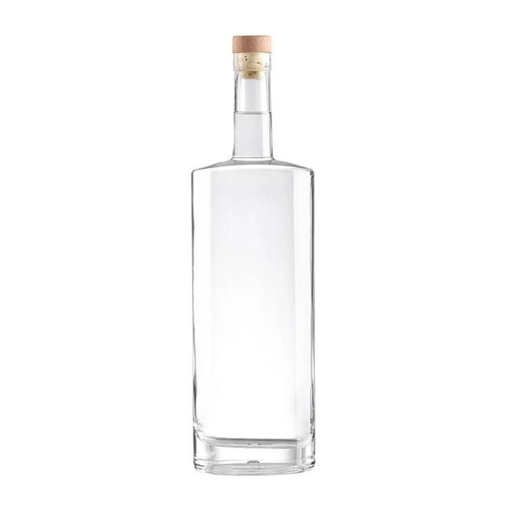 750ml Spirits Wine Use Custom Logo Glass Bottle
