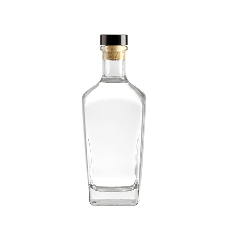 وہسکی کے لیے کسٹم ڈیزائن 500ml شیشے کی بوتل